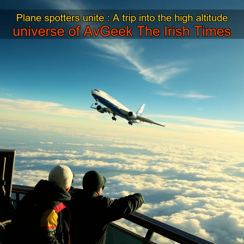 You are currently viewing Plane  spotters unite : A trip into the high  altitude universe of AvGeek  The Irish Times