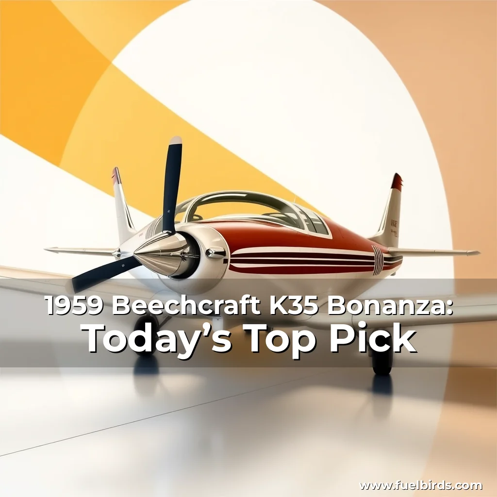 Read more about the article 1959 Beechcraft K35 Bonanza: Today’s Top Pick