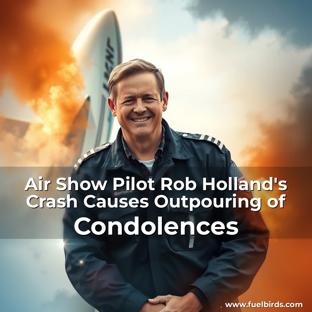 Read more about the article Air Show Pilot Rob Holland’s Crash Causes Outpouring of Condolences