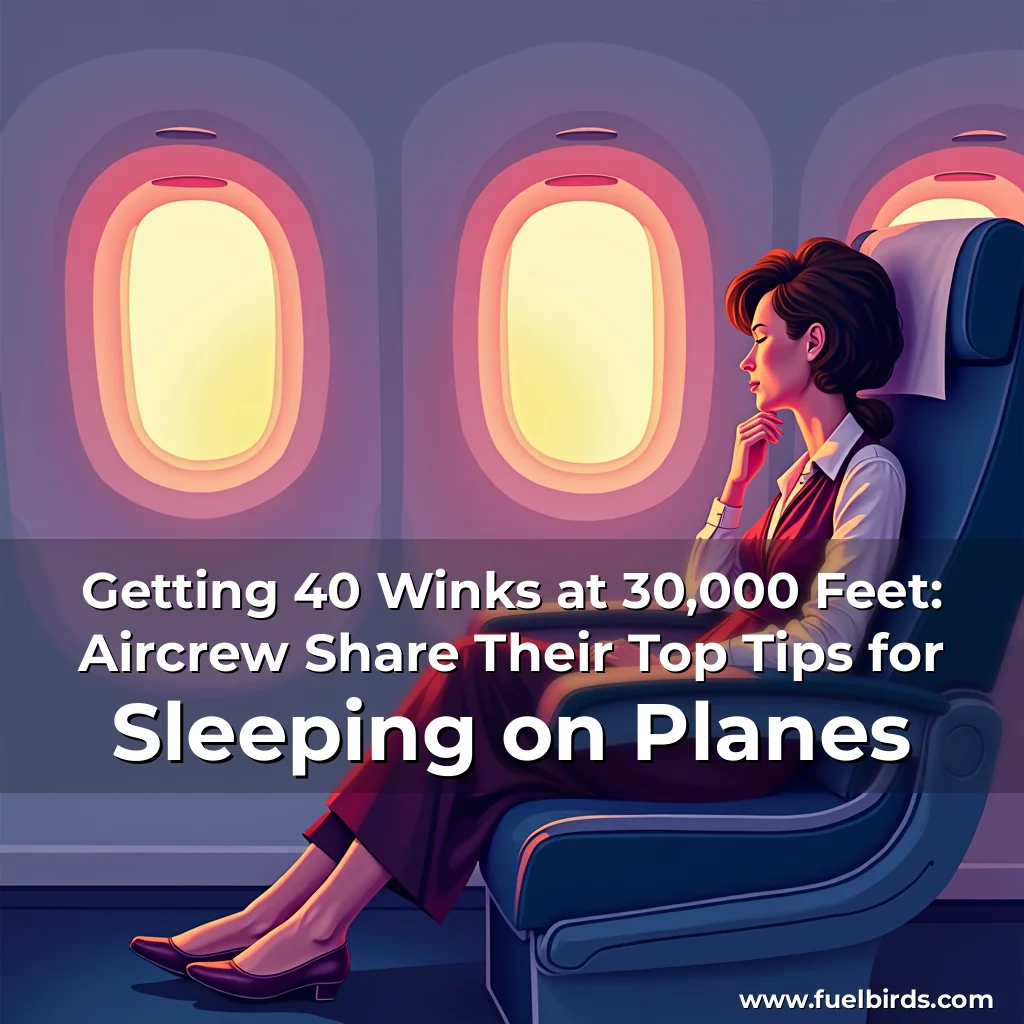 You are currently viewing Getting 40 Winks at 30,000 Feet: Aircrew Share Their Top Tips for Sleeping on Planes