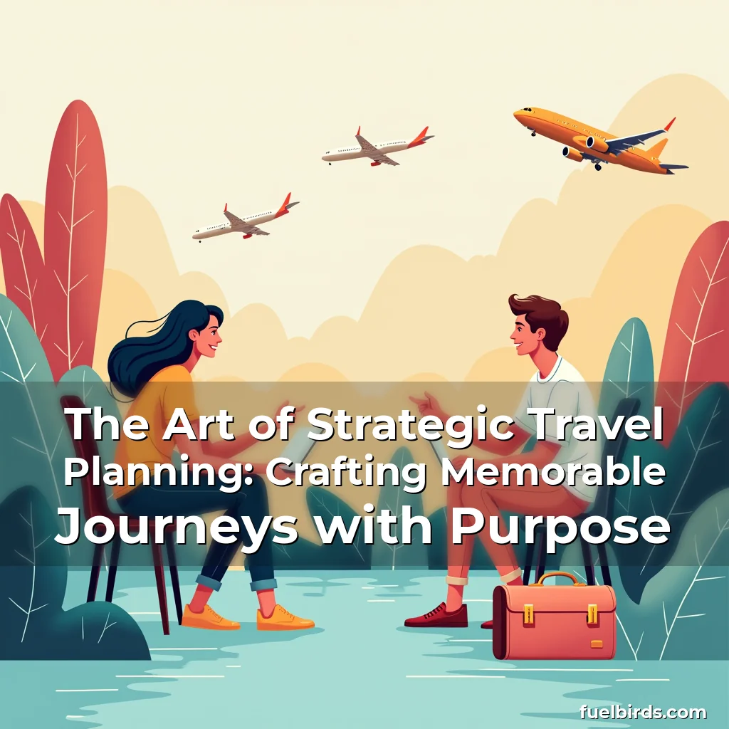 Read more about the article The Art of Strategic Travel Planning: Crafting Memorable Journeys with Purpose