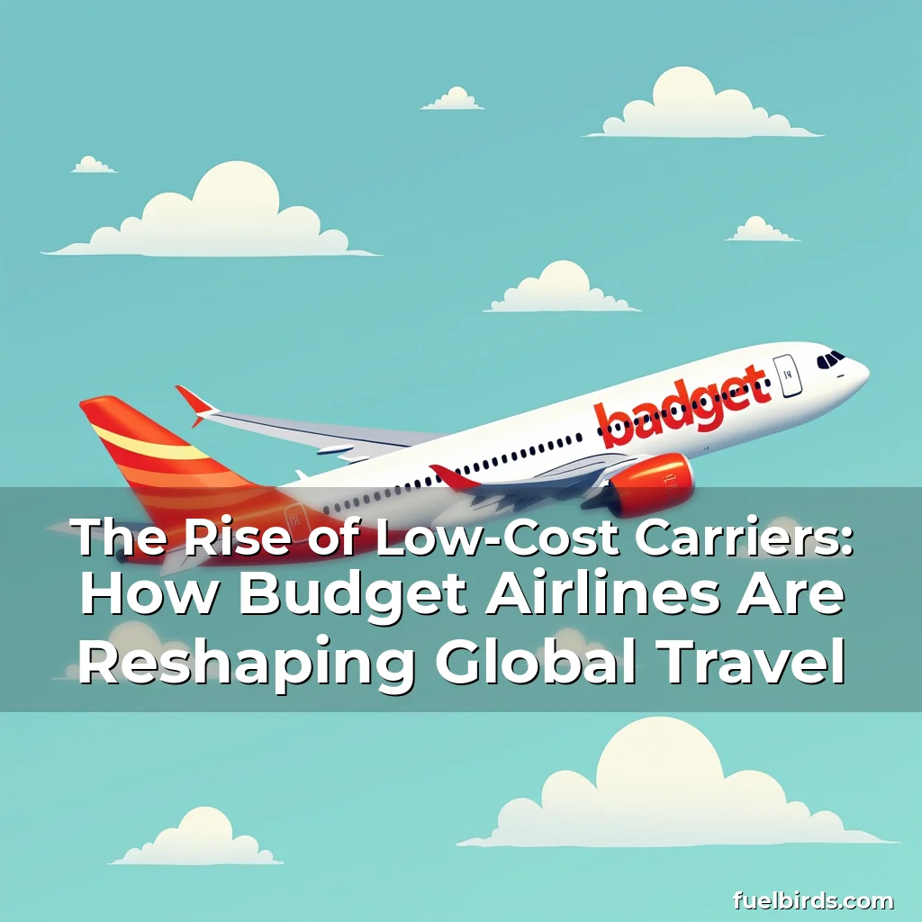 Read more about the article The Rise of Low-Cost Carriers: How Budget Airlines Are Reshaping Global Travel
