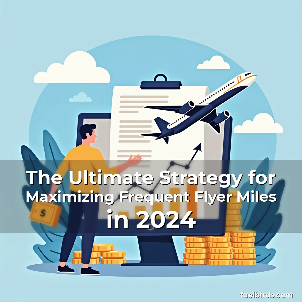 Read more about the article The Ultimate Strategy for Maximizing Frequent Flyer Miles in 2024