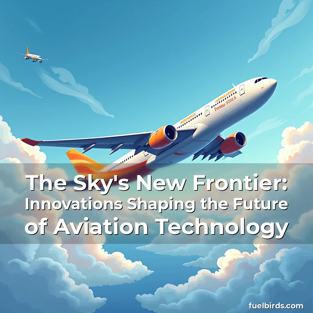 Read more about the article The Sky’s New Frontier: Innovations Shaping the Future of Aviation Technology