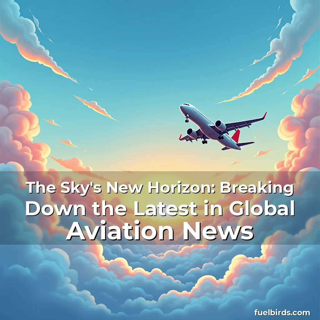 Read more about the article The Sky’s New Horizon: Breaking Down the Latest in Global Aviation News